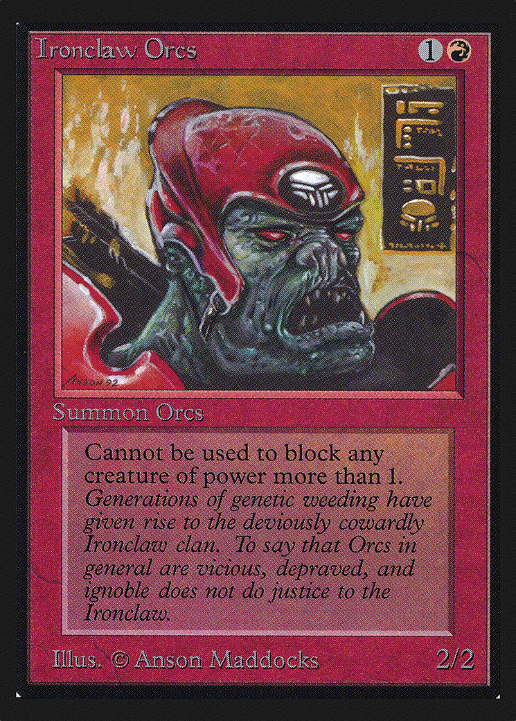Ironclaw Orcs (CEI-160) - Intl. Collectors' Edition