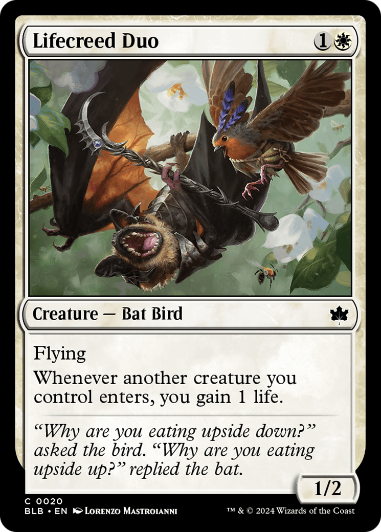 Lifecreed Duo (BLB-020) - Bloomburrow Foil - Premium MTG Single from Wizards of the Coast - Just $0.25! Shop now at Game Crave Tournament Store