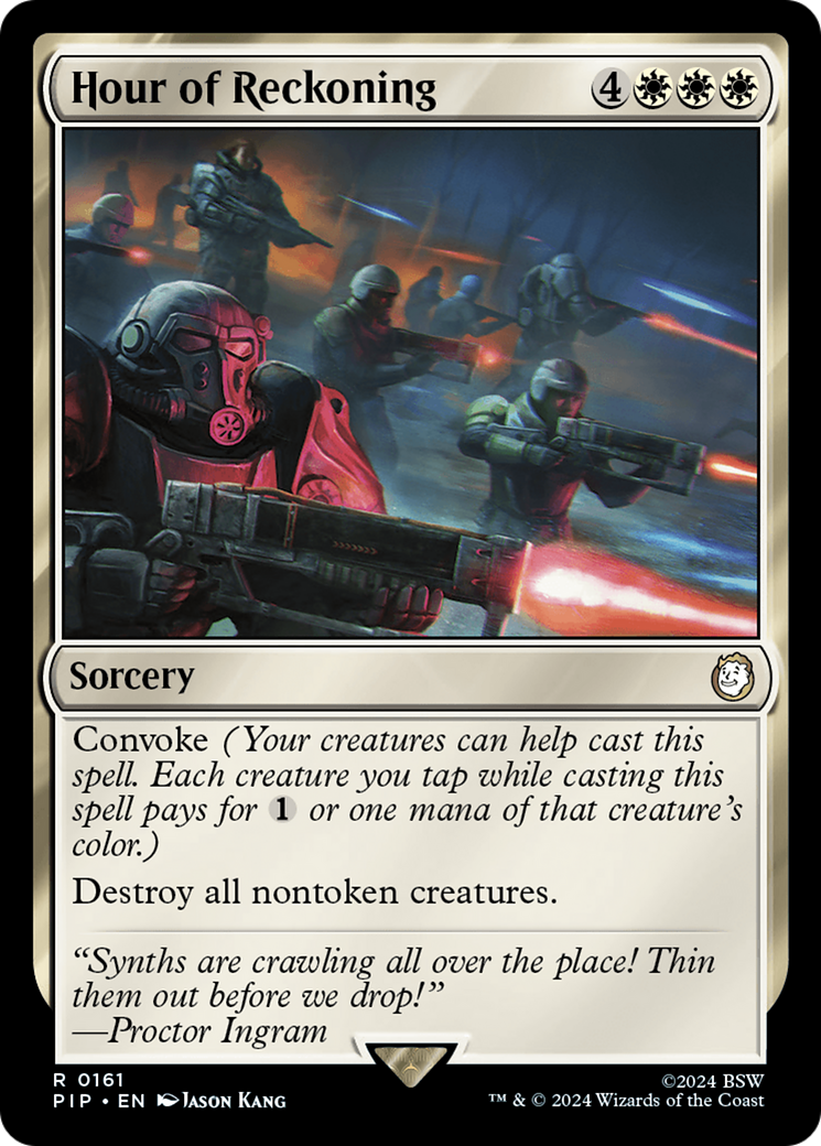 Hour of Reckoning (PIP-161) - Fallout Foil - Premium MTG Single from Wizards of the Coast - Just $1.26! Shop now at Game Crave Tournament Store