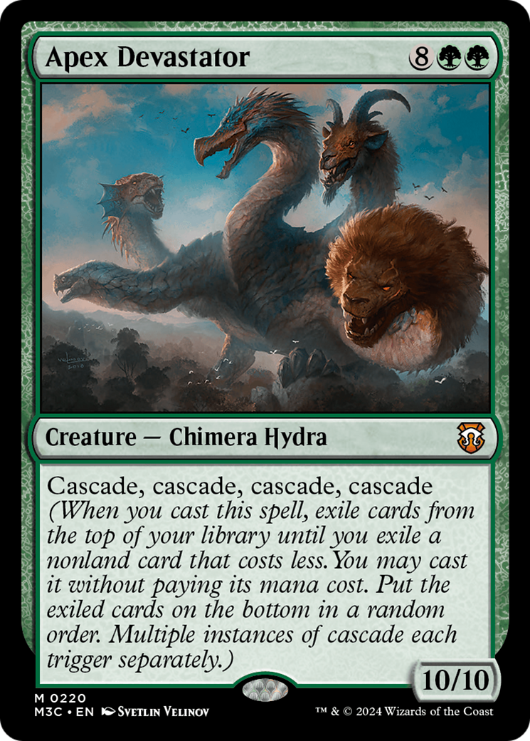 Apex Devastator (M3C-220) - Modern Horizons 3 Commander Foil - Premium MTG Single from Wizards of the Coast - Just $5.04! Shop now at Game Crave Tournament Store