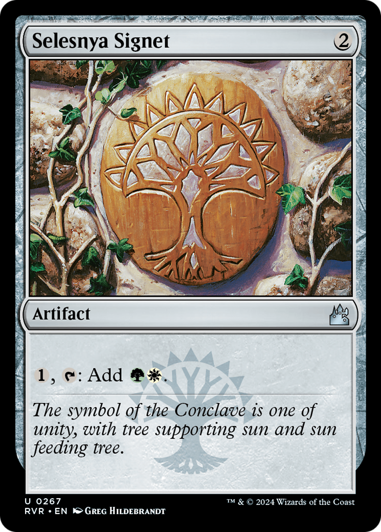Selesnya Signet (RVR-267) - Ravnica Remastered - Premium MTG Single from Wizards of the Coast - Just $0.82! Shop now at Game Crave Tournament Store