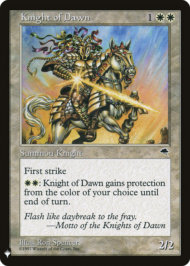 Knight of Dawn (MB1-146) - Mystery Booster
