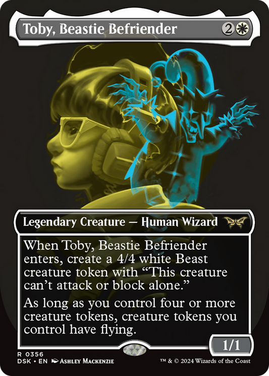 Toby, Beastie Befriender (DSK-356) - Duskmourn: House of Horror (Borderless) - Premium MTG Single from Wizards of the Coast - Just $0.26! Shop now at Game Crave Tournament Store