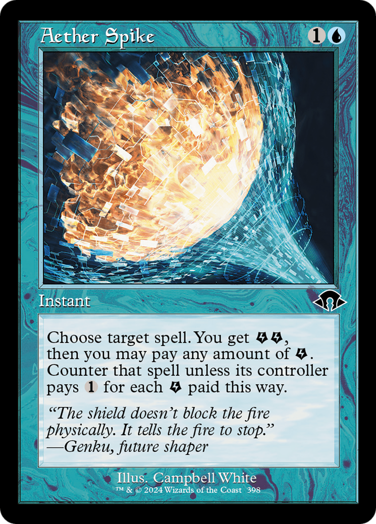 Aether Spike (MH3-398) - Modern Horizons 3 - Premium MTG Single from Wizards of the Coast - Just $0.25! Shop now at Game Crave Tournament Store