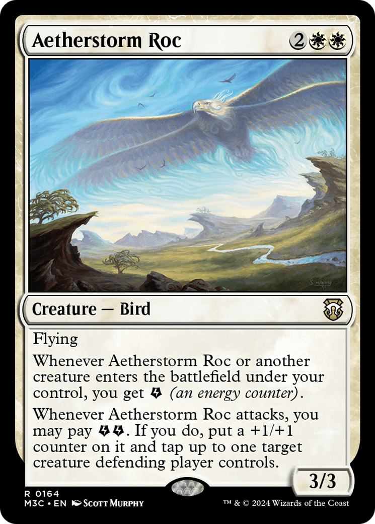 Aetherstorm Roc (M3C-164) - Modern Horizons 3 Commander - Premium MTG Single from Wizards of the Coast - Just $0.25! Shop now at Game Crave Tournament Store