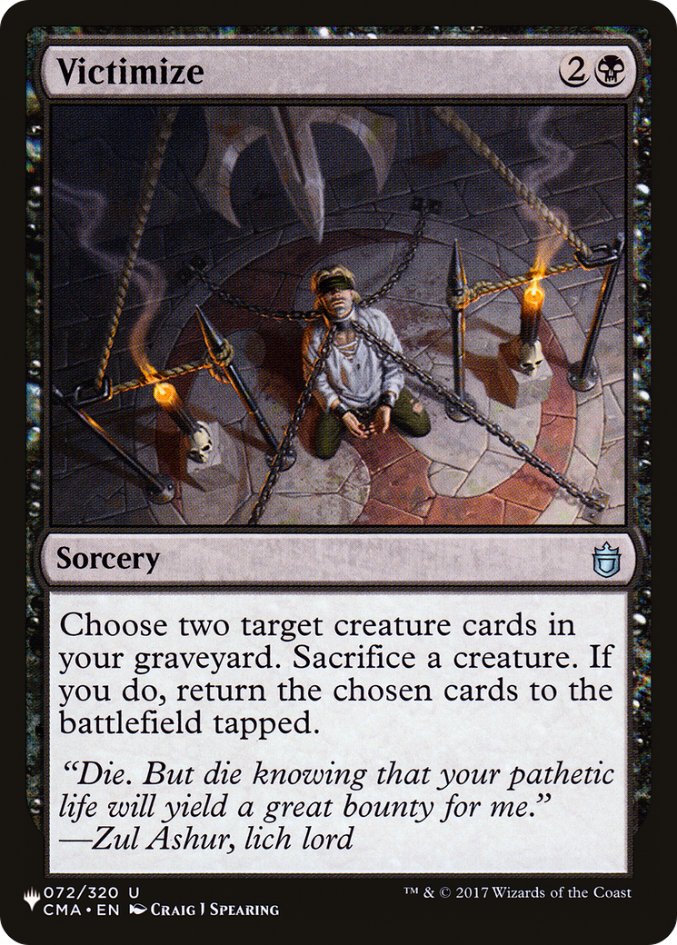 Victimize (PLIST-120) - The List