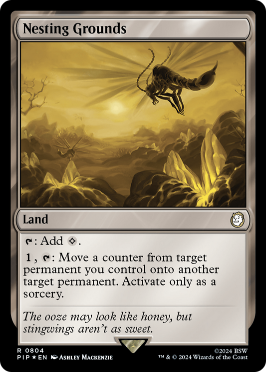 Nesting Grounds (PIP-804) - Fallout Foil - Premium MTG Single from Wizards of the Coast - Just $1.56! Shop now at Game Crave Tournament Store