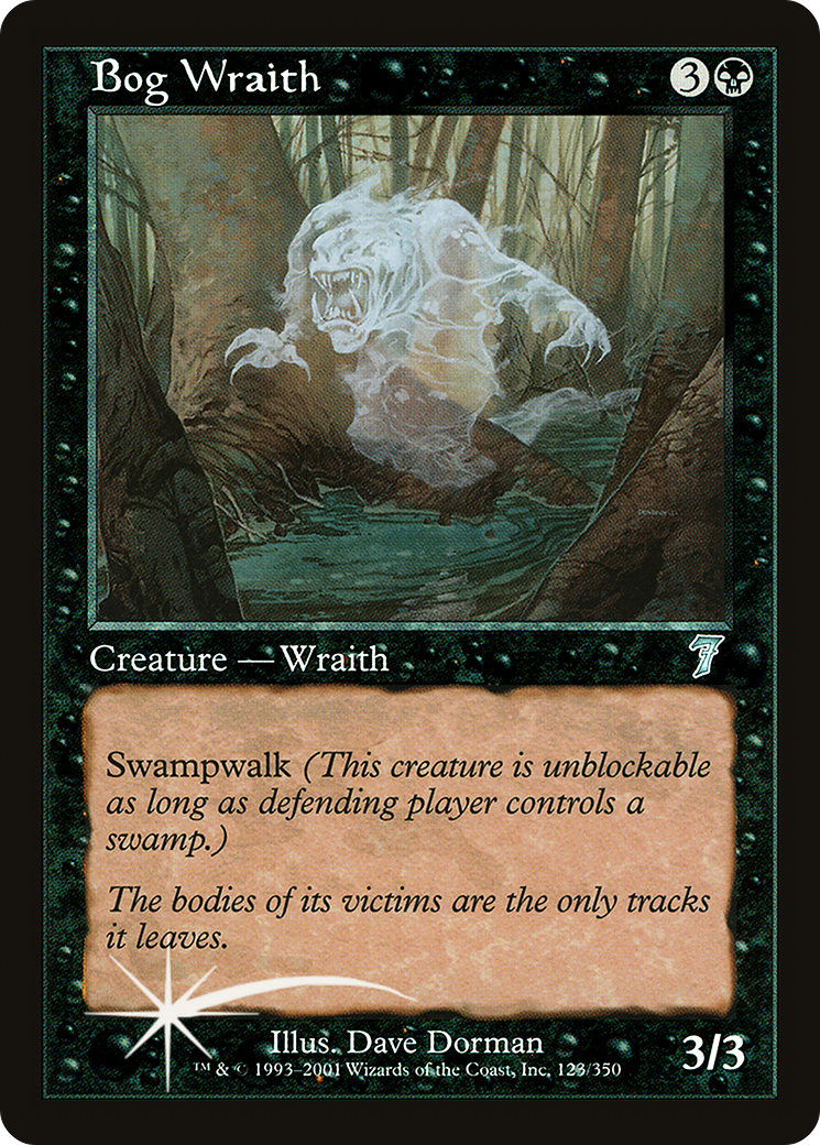 Bog Wraith (7ED-123) - 7th Edition Foil