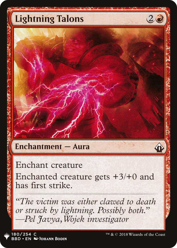 Lightning Talons (MB1-1004) - Mystery Booster