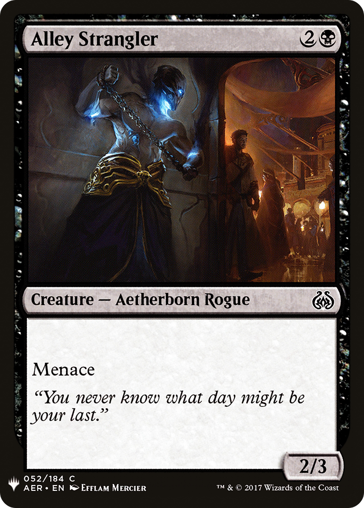 Alley Strangler (MB1-562) - Mystery Booster