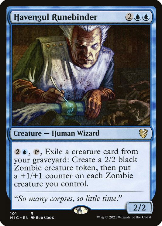 Havengul Runebinder (MIC-101) - Midnight Hunt Commander - Premium MTG Single from Wizards of the Coast - Just $0.25! Shop now at Game Crave Tournament Store