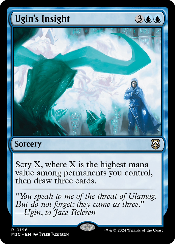 Ugin's Insight (M3C-196) - Modern Horizons 3 Commander - Premium MTG Single from Wizards of the Coast - Just $0.25! Shop now at Game Crave Tournament Store