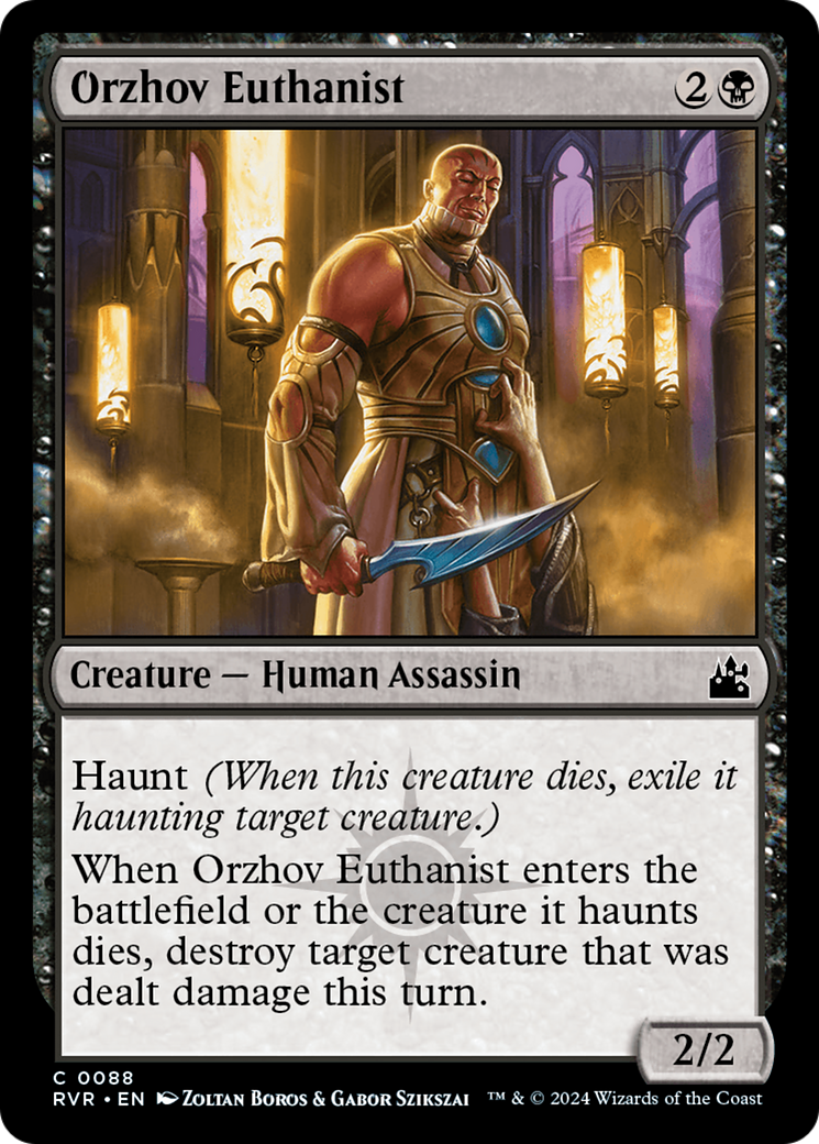 Orzhov Euthanist (RVR-088) - Ravnica Remastered Foil - Premium MTG Single from Wizards of the Coast - Just $0.25! Shop now at Game Crave Tournament Store