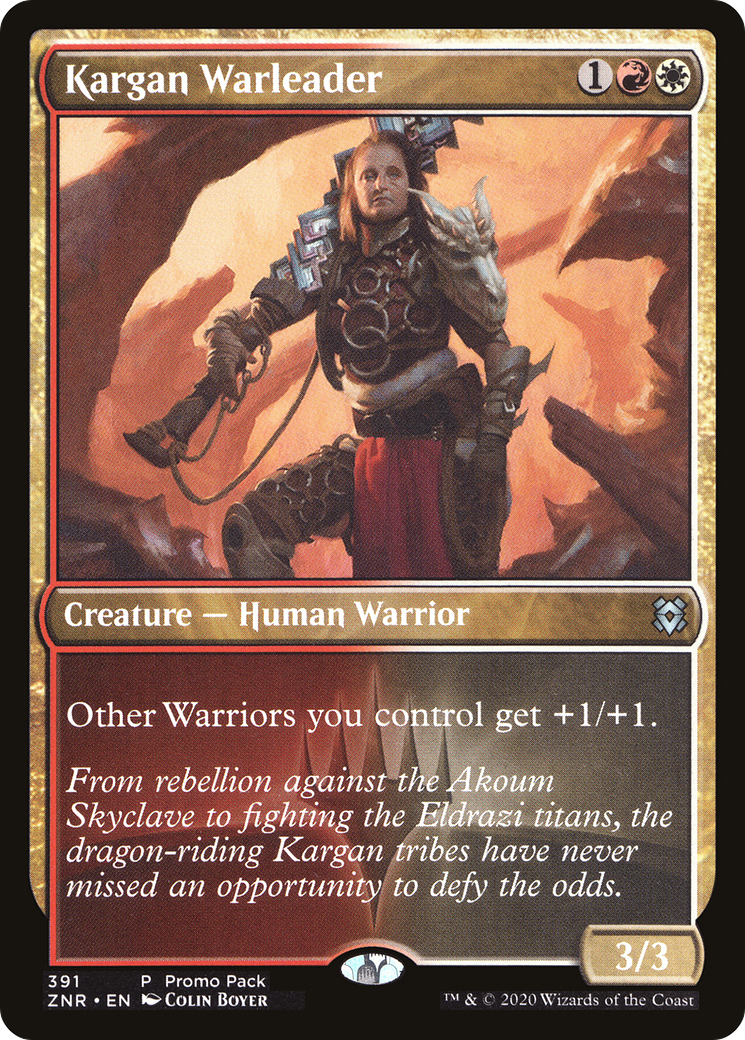 Kargan Warleader (ZNR-391) - Zendikar Rising