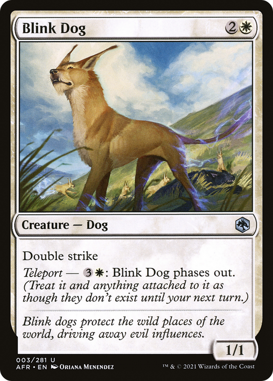 Blink Dog (AFR-003) - Adventures in the Forgotten Realms Foil
