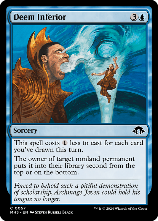 Deem Inferior (MH3-057) - Modern Horizons 3 - Premium MTG Single from Wizards of the Coast - Just $0.25! Shop now at Game Crave Tournament Store