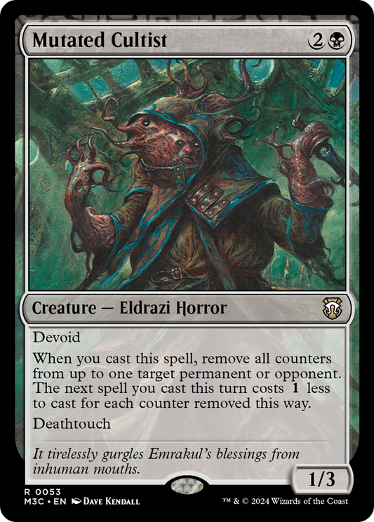 Mutated Cultist (M3C-053) - Modern Horizons 3 Commander - Premium MTG Single from Wizards of the Coast - Just $0.41! Shop now at Game Crave Tournament Store
