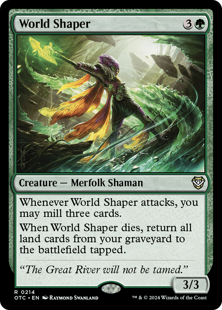 World Shaper (OTC-214) - Outlaws of Thunder Junction Commander - Premium MTG Single from Wizards of the Coast - Just $3.13! Shop now at Game Crave Tournament Store