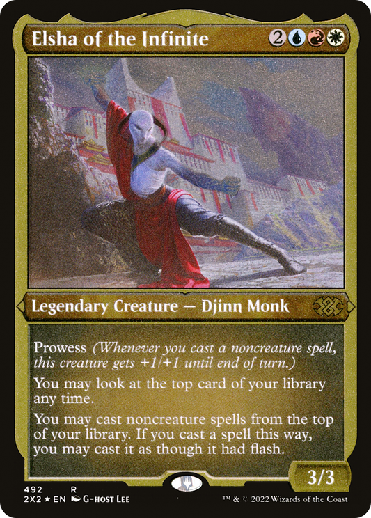 Elsha of the Infinite (Foil Etched) (2X2-492) - Double Masters 2022 Foil