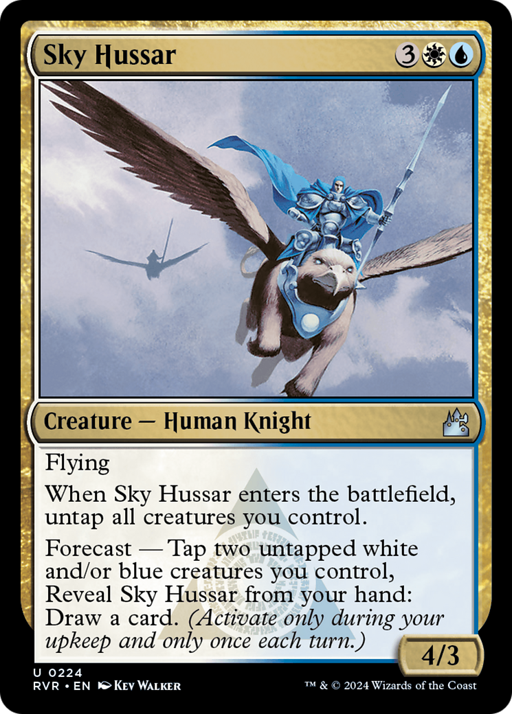 Sky Hussar (RVR-224) - Ravnica Remastered Foil - Premium MTG Single from Wizards of the Coast - Just $0.24! Shop now at Game Crave Tournament Store
