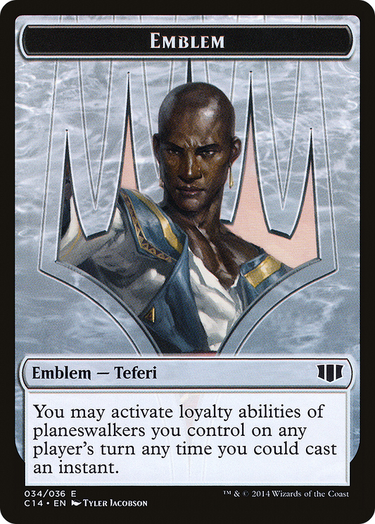 Teferi, Temporal Archmage Emblem (TC14-034) - Commander 2014 Tokens