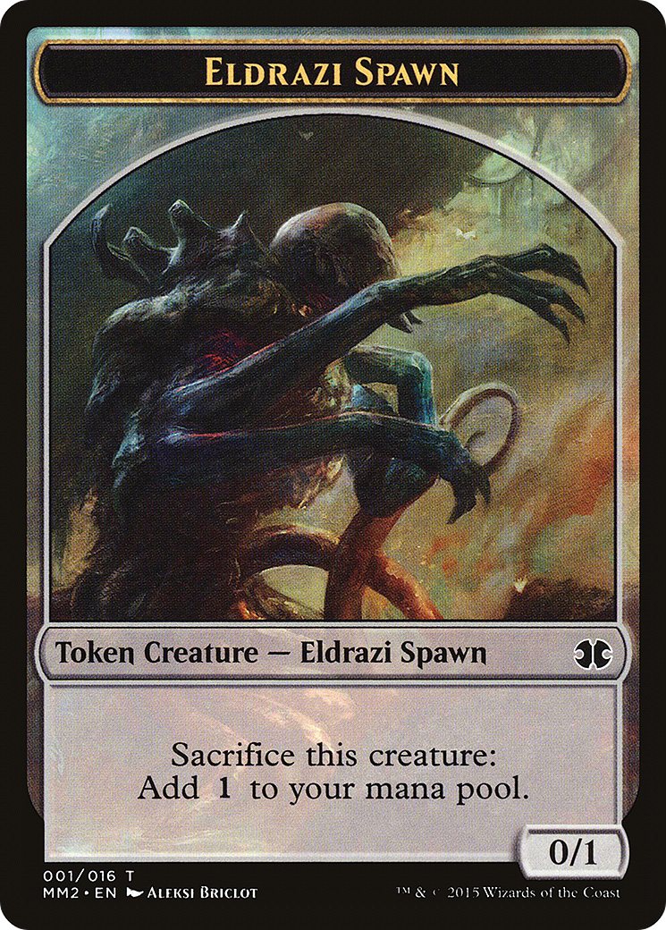 Eldrazi Spawn (TMM2-001) - Modern Masters 2015 Tokens