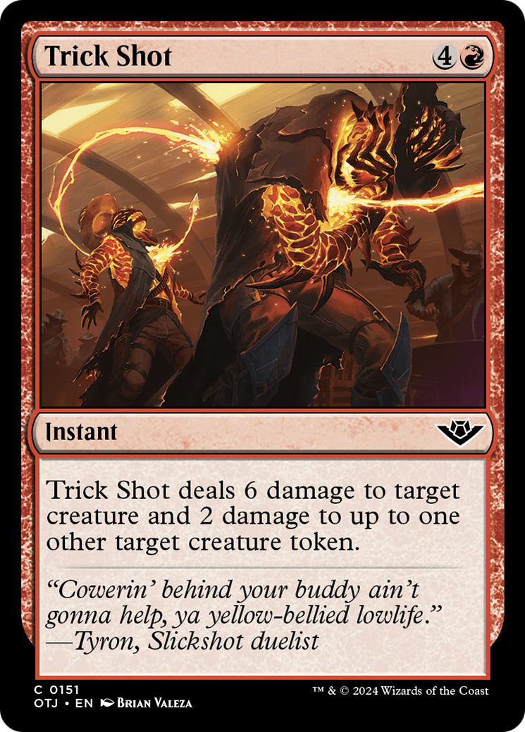 Trick Shot (OTJ-151) - Outlaws of Thunder Junction Foil - Premium MTG Single from Wizards of the Coast - Just $0.25! Shop now at Game Crave Tournament Store