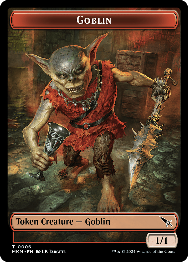 Goblin (TMKM-006) - Murders at Karlov Manor Tokens - Premium MTG Single from Wizards of the Coast - Just $0! Shop now at Game Crave Tournament Store
