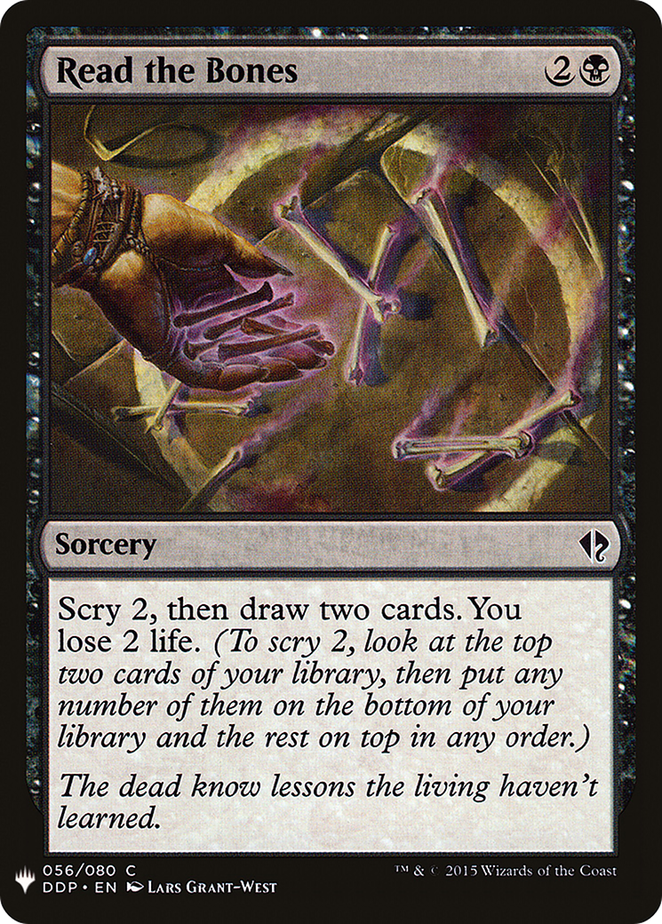 Read the Bones (MB1-746) - Mystery Booster