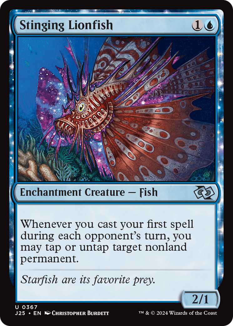 Stinging Lionfish (J25-367) - Foundations Jumpstart - Premium MTG Single from Wizards of the Coast - Just $0.25! Shop now at Game Crave Tournament Store