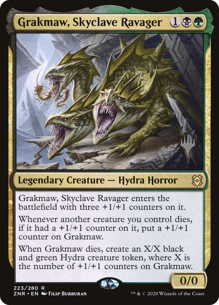 Grakmaw, Skyclave Ravager (PZNR-223P) - Zendikar Rising Promos Foil