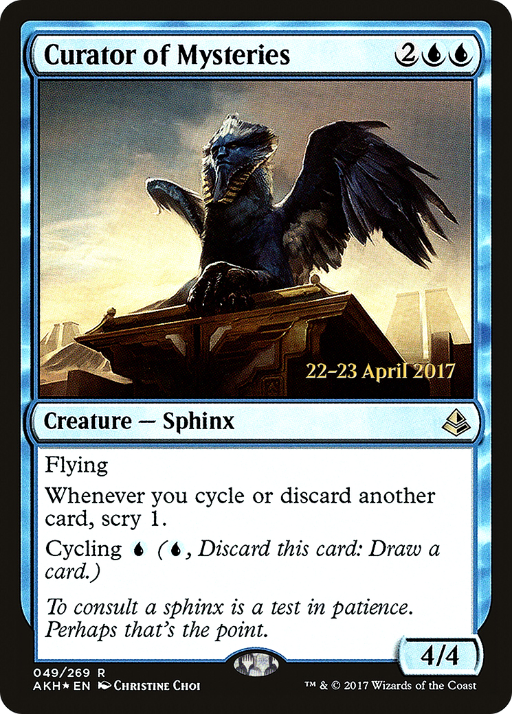 Curator of Mysteries (PAKH-49S) - Amonkhet Promos Foil