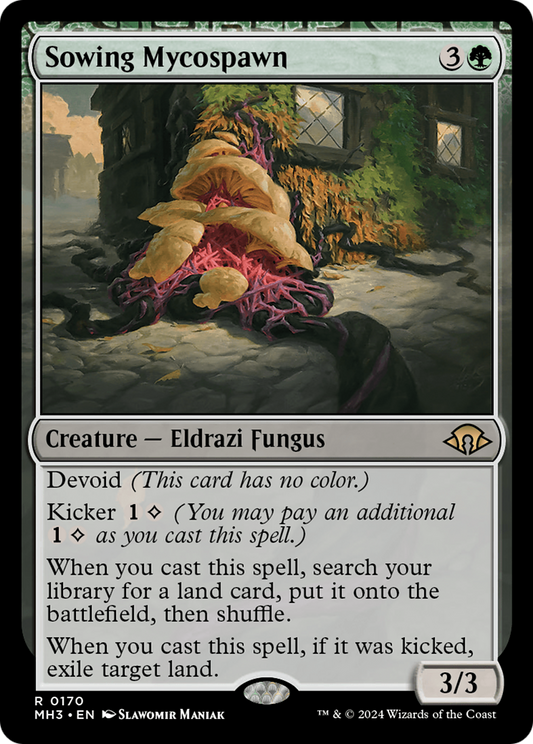 Sowing Mycospawn (MH3-170) - Modern Horizons 3 - Premium MTG Single from Wizards of the Coast - Just $1.83! Shop now at Game Crave Tournament Store