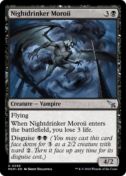 Nightdrinker Moroii (MKM-096) - Murders at Karlov Manor - Premium MTG Single from Wizards of the Coast - Just $0.25! Shop now at Game Crave Tournament Store