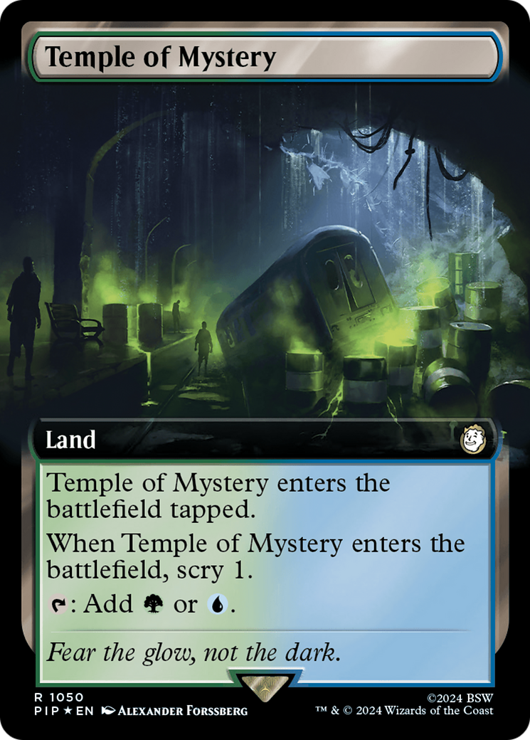 Temple of Mystery (PIP-1050) - Fallout: (Extended Art) Foil - Premium MTG Single from Wizards of the Coast - Just $0.83! Shop now at Game Crave Tournament Store