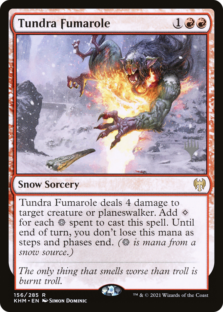 Tundra Fumarole (PKHM-156P) - Kaldheim Promos: (snow) Foil