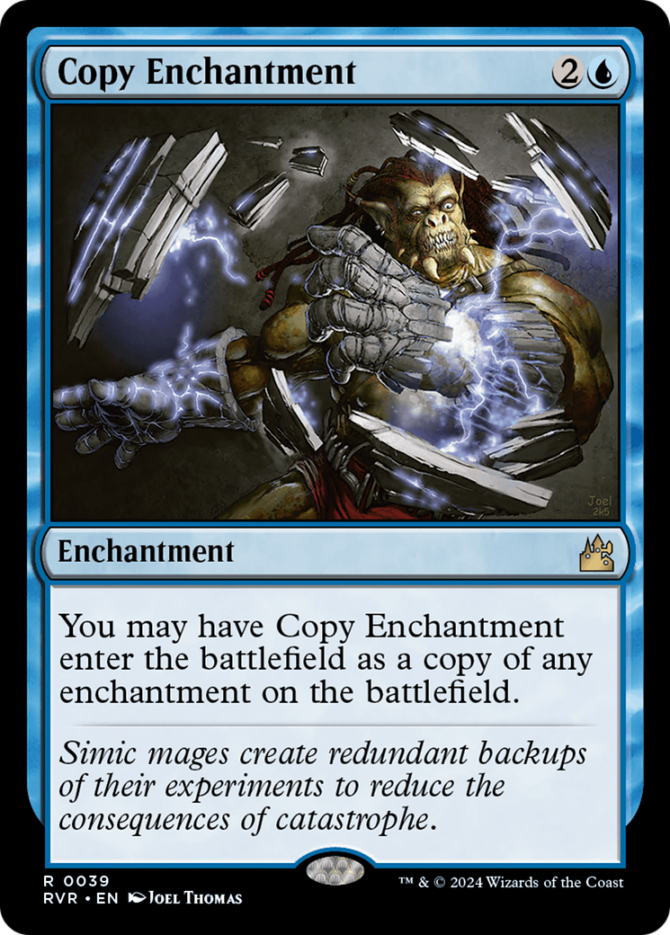 Copy Enchantment (RVR-039) - Ravnica Remastered Foil - Premium MTG Single from Wizards of the Coast - Just $0.54! Shop now at Game Crave Tournament Store