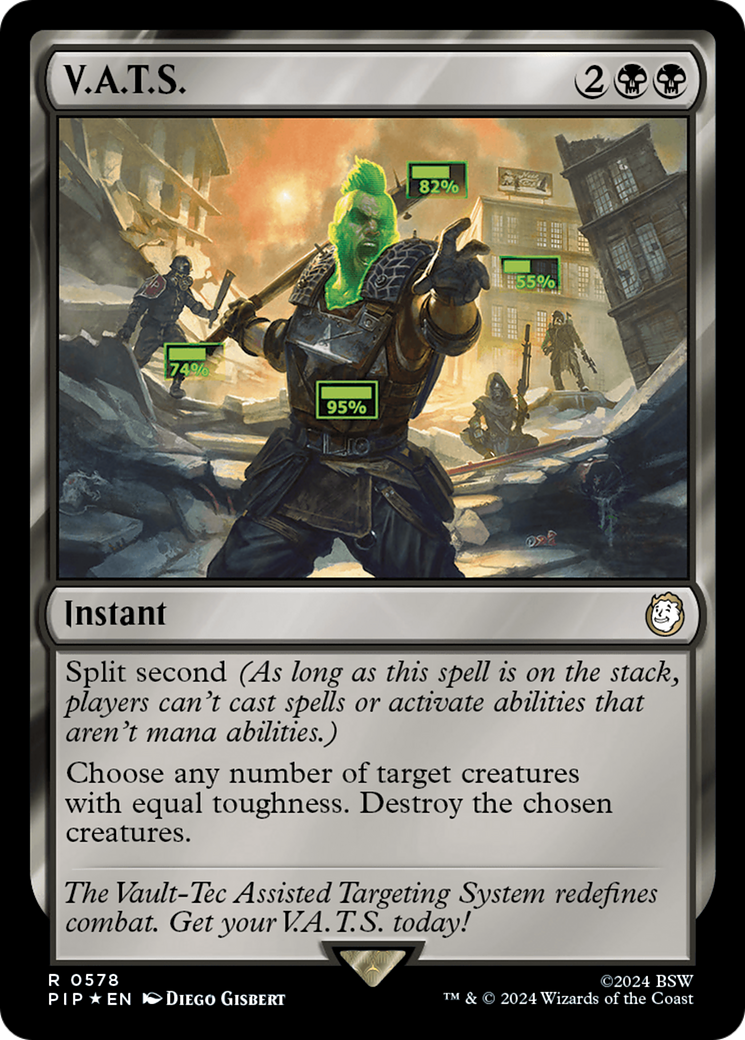 V.A.T.S. (PIP-578) - Fallout - Premium MTG Single from Wizards of the Coast - Just $7.57! Shop now at Game Crave Tournament Store