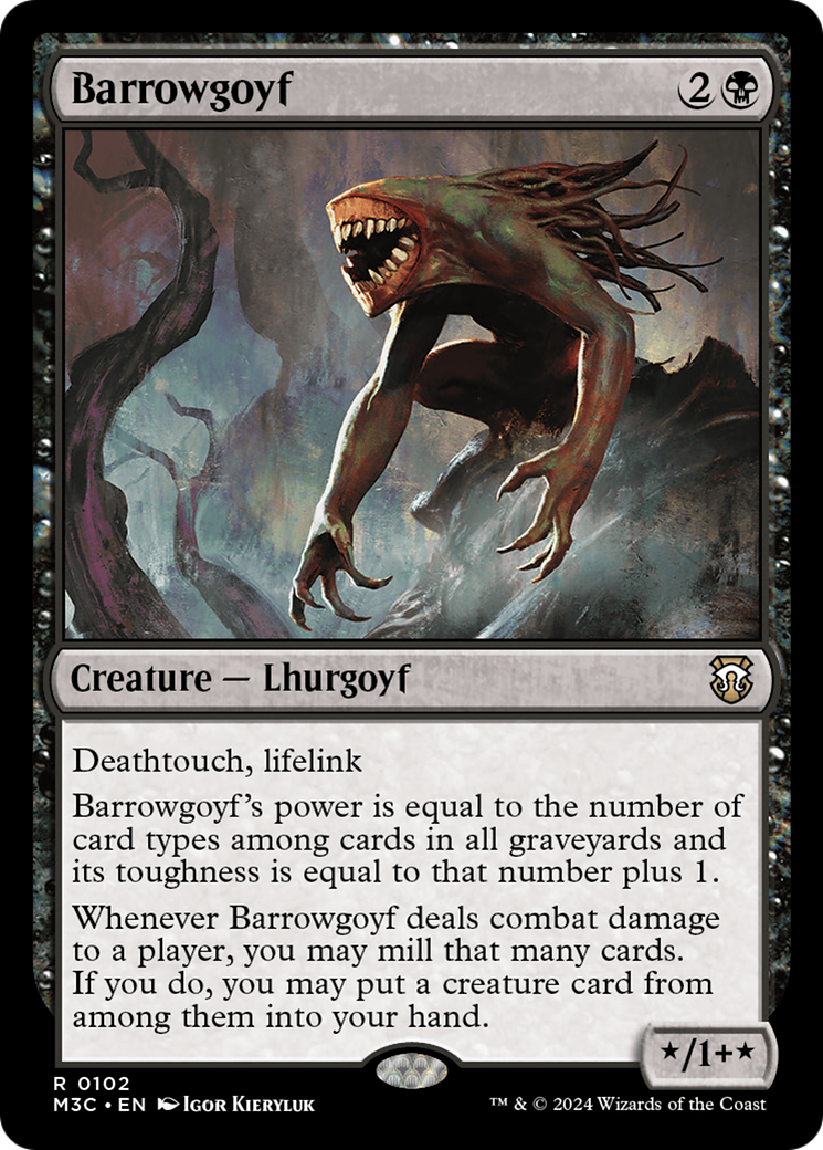 Barrowgoyf (M3C-102) - Modern Horizons 3 Commander Foil - Premium MTG Single from Wizards of the Coast - Just $6.78! Shop now at Game Crave Tournament Store