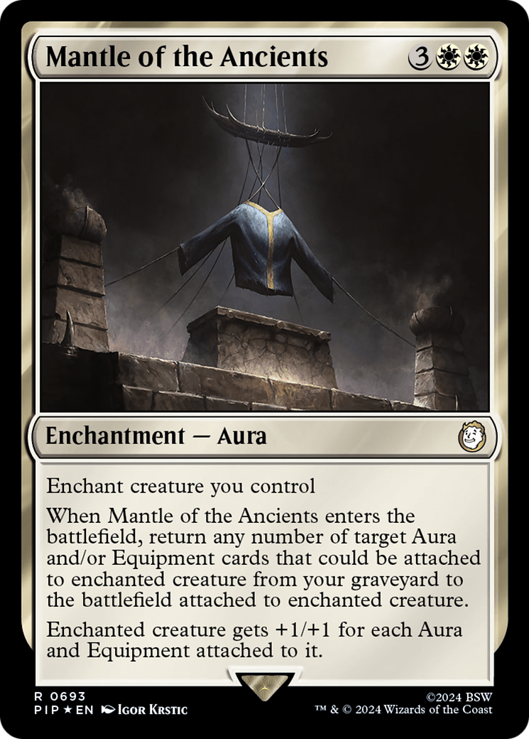 Mantle of the Ancients (PIP-693) - Fallout - Premium MTG Single from Wizards of the Coast - Just $1.23! Shop now at Game Crave Tournament Store