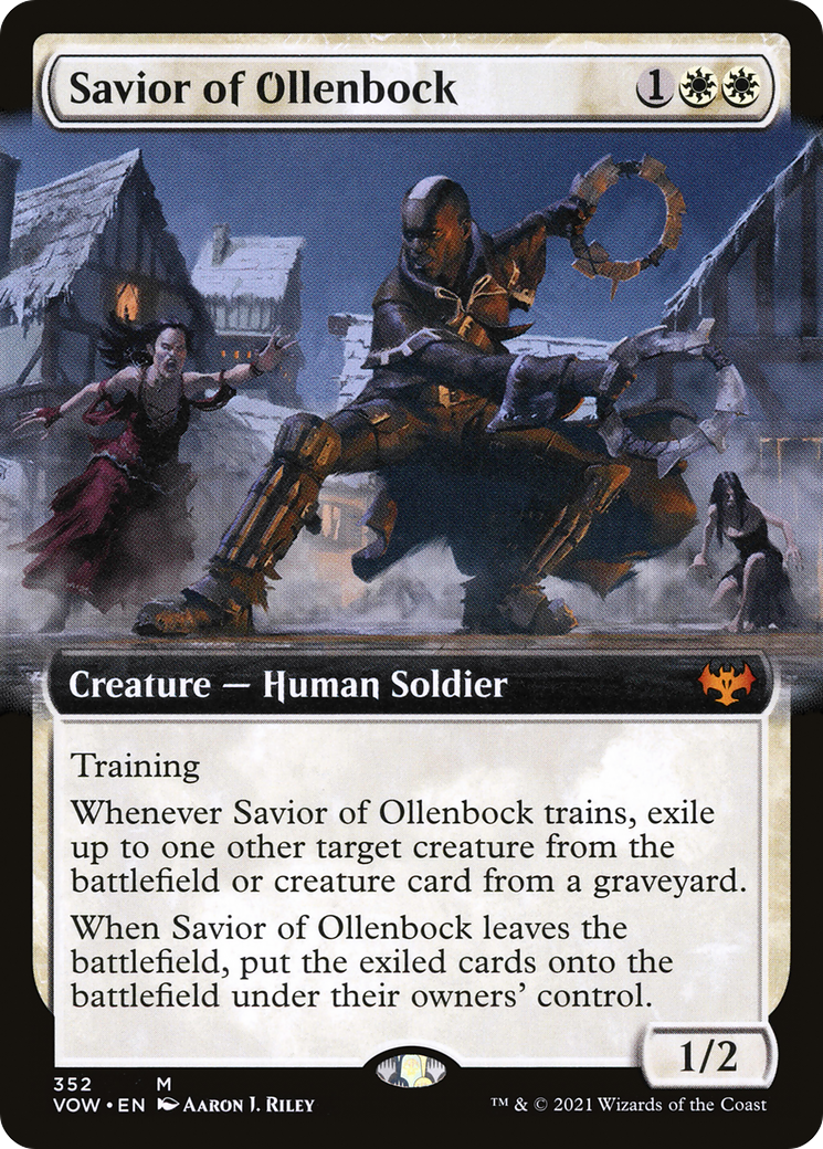 Savior of Ollenbock (VOW-352) - Innistrad: Crimson Vow: (Extended Art) - Premium MTG Single from Wizards of the Coast - Just $0.08! Shop now at Game Crave Tournament Store