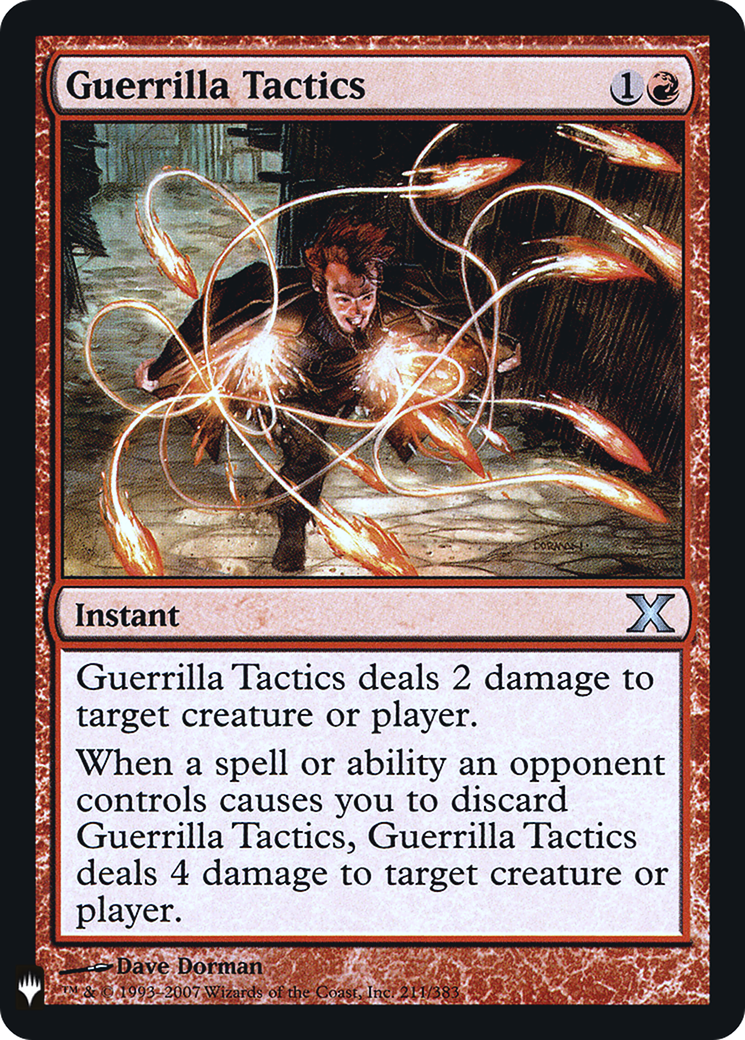 Guerrilla Tactics (FMB1-053) - Mystery Booster Retail Edition Foils Foil