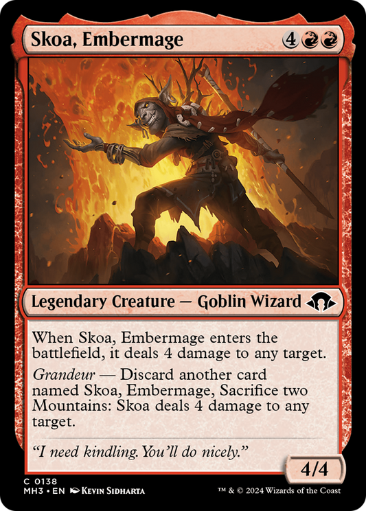 Skoa, Embermage (MH3-138) - Modern Horizons 3 - Premium MTG Single from Wizards of the Coast - Just $0.25! Shop now at Game Crave Tournament Store
