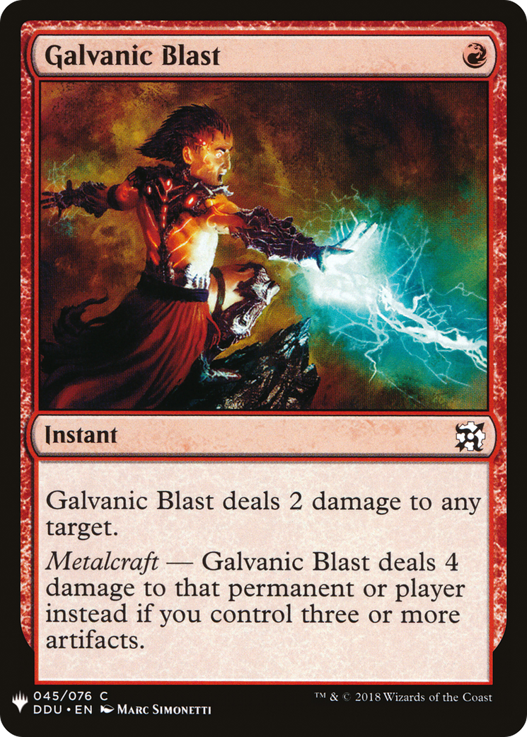 Galvanic Blast (MB1-943) - Mystery Booster