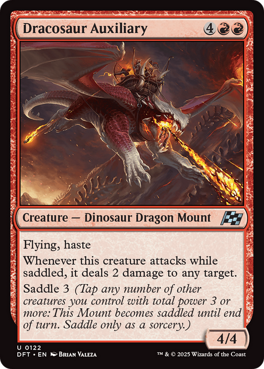 Dracosaur Auxiliary (DFT-122) - Aetherdrift - Premium MTG Single from Wizards of the Coast - Just $0.08! Shop now at Game Crave Tournament Store