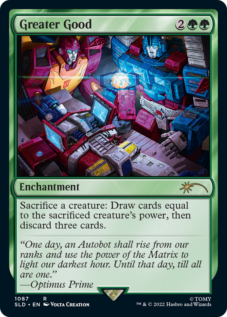 Greater Good (SLD-1087) - Secret Lair Drop - Premium MTG Single from Wizards of the Coast - Just $10.78! Shop now at Game Crave Tournament Store