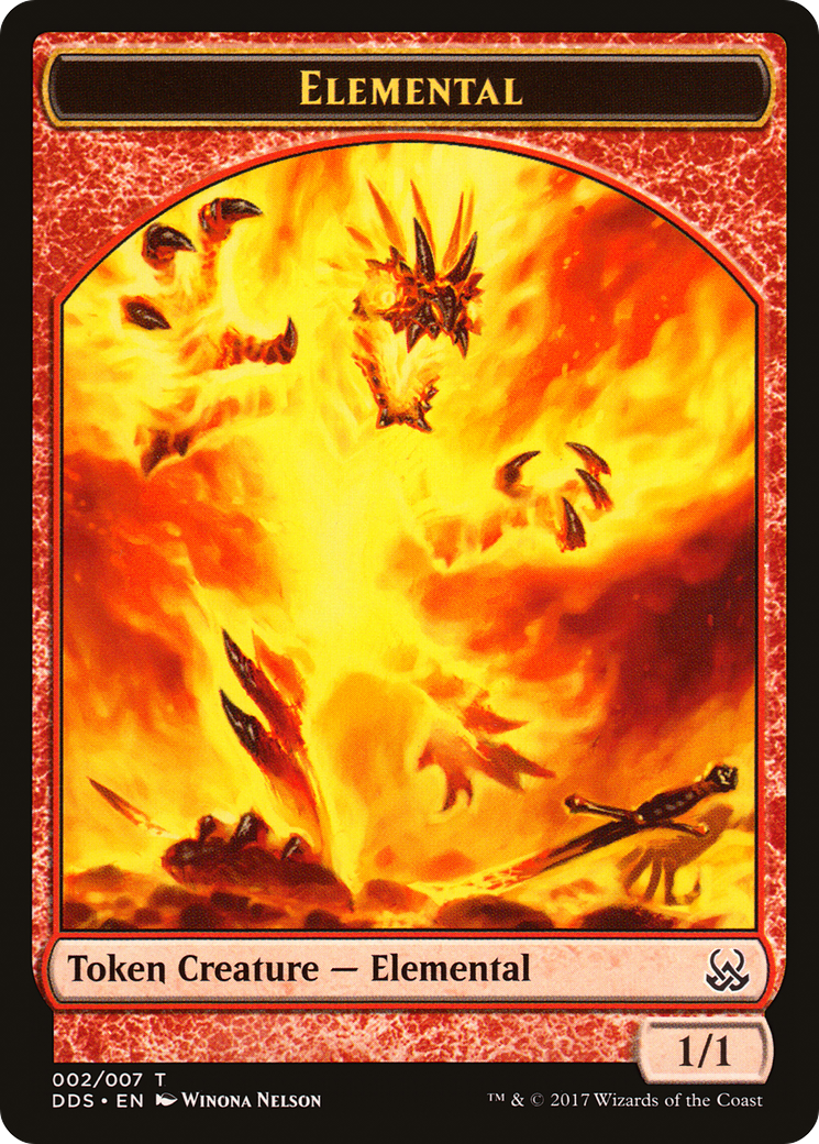 Elemental (TDDS-002) - Duel Decks: Mind vs. Might Tokens