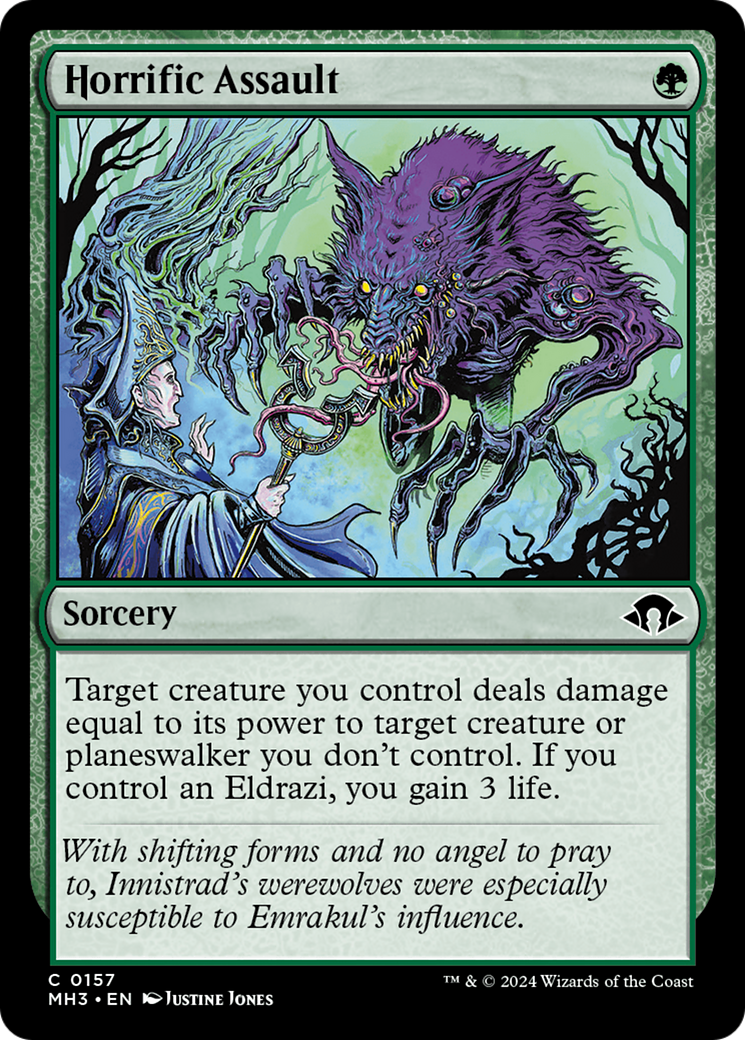 Horrific Assault (MH3-157) - Modern Horizons 3 Foil - Premium MTG Single from Wizards of the Coast - Just $0.25! Shop now at Game Crave Tournament Store