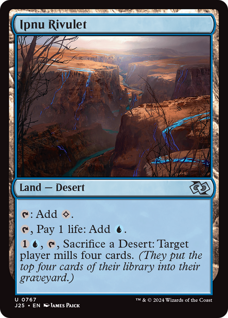 Ipnu Rivulet (J25-767) - Foundations Jumpstart - Premium MTG Single from Wizards of the Coast - Just $0.25! Shop now at Game Crave Tournament Store