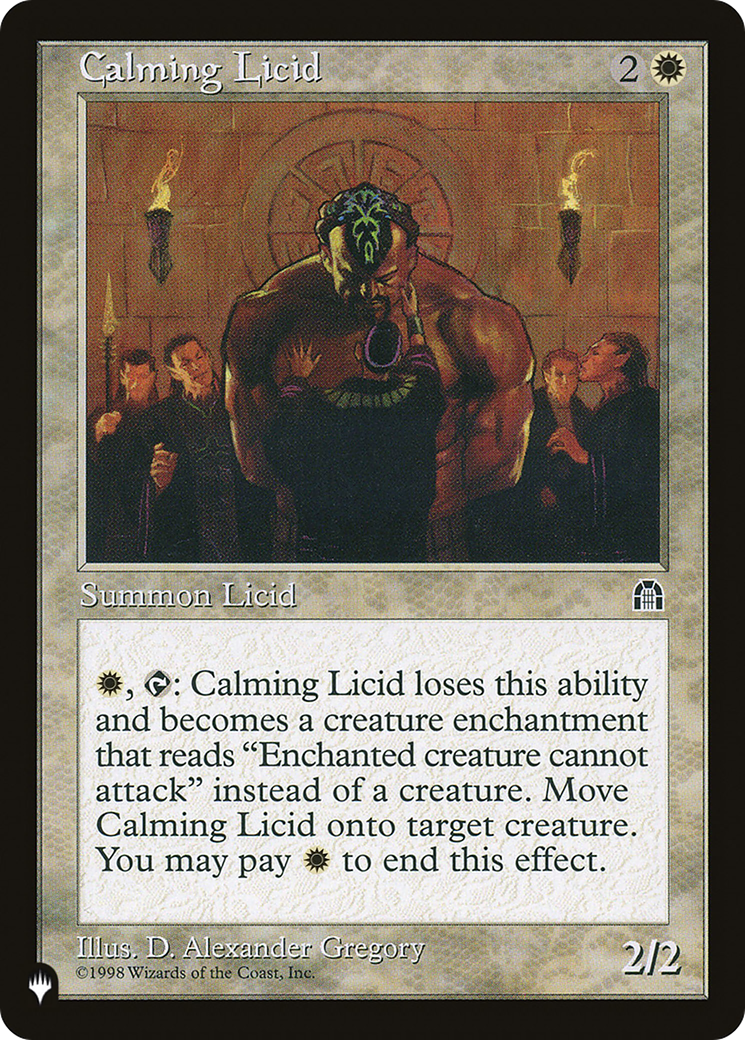 Calming Licid (PLIST-010) - The List